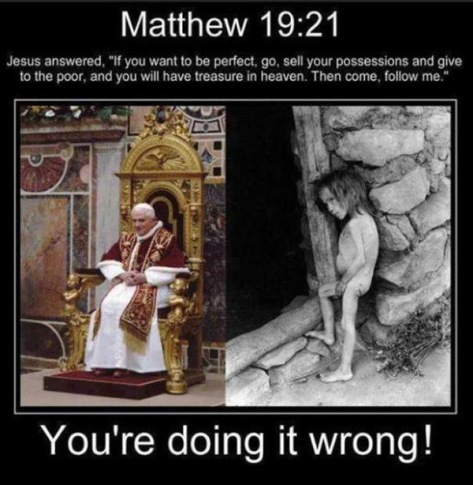 vatican doing it wrong